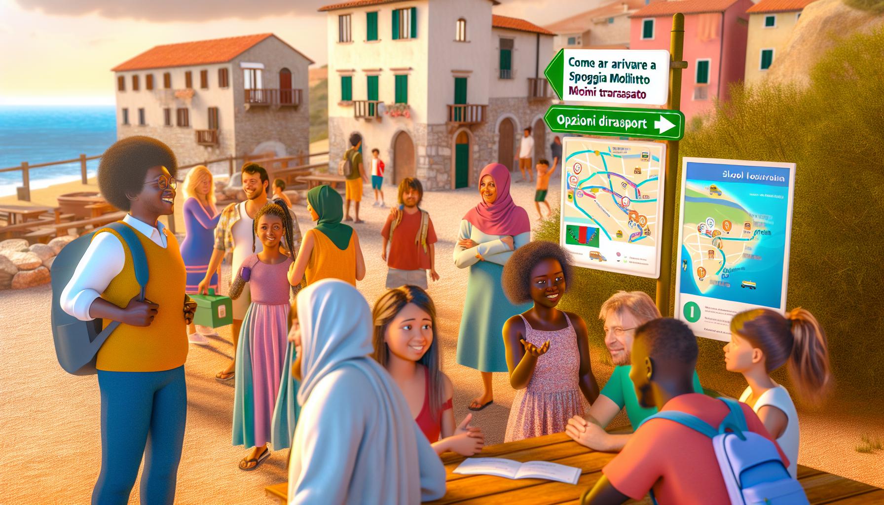 Come Arrivare a Spiaggia Molinetto: Opzioni di Trasporto