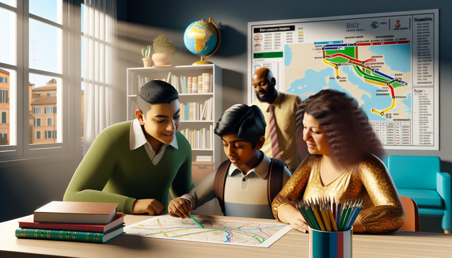 Tempi di percorrenza: treno, bus e a piedi