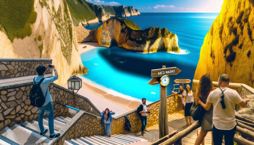 Come Arrivare Alla Spiaggia Dell'Arco Magno: Scalette E Orari 4 Come Arrivare Alla Spiaggia Dell’Arco Magno: Scalette E Orari