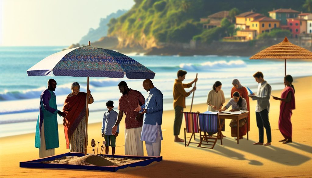 Come mettere un ombrellone in spiaggia stabile 1 Come mettere un ombrellone in spiaggia stabile