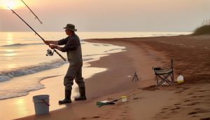 Come pescare dalla spiaggia con la bolognese facile